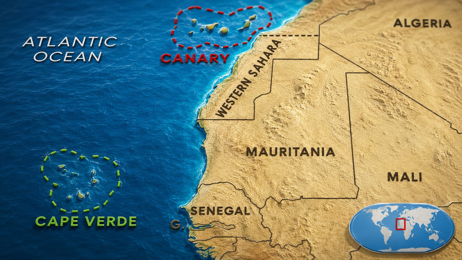 A cobbled old-town street lined with craft stalls and weathered colourful houses, Cape Verde